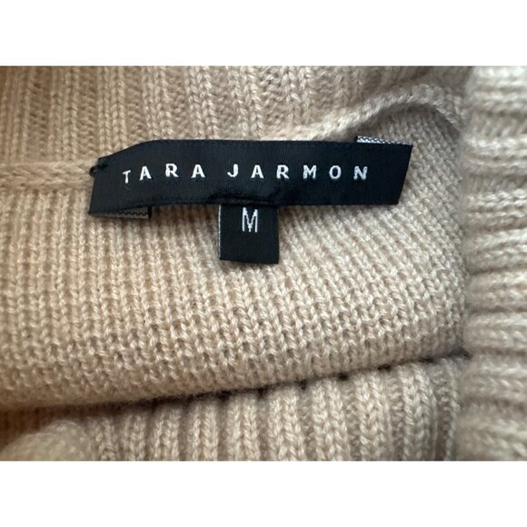 Tara Jarmon Medium Beige Merino Wool Blend Turtleneck Sweater - Picture 4 of 16